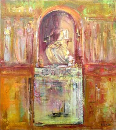Painting by Toos van Holstein