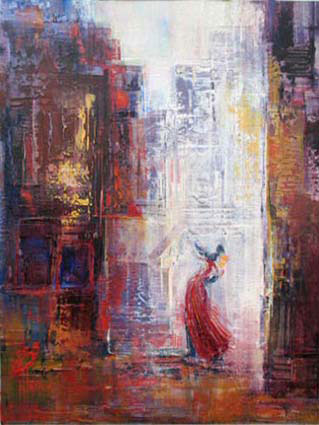 Painting by Toos van Holstein