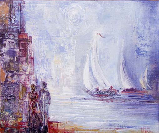Painting by Toos van Holstein